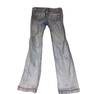 SO Women's Light Gray Flare Jeans